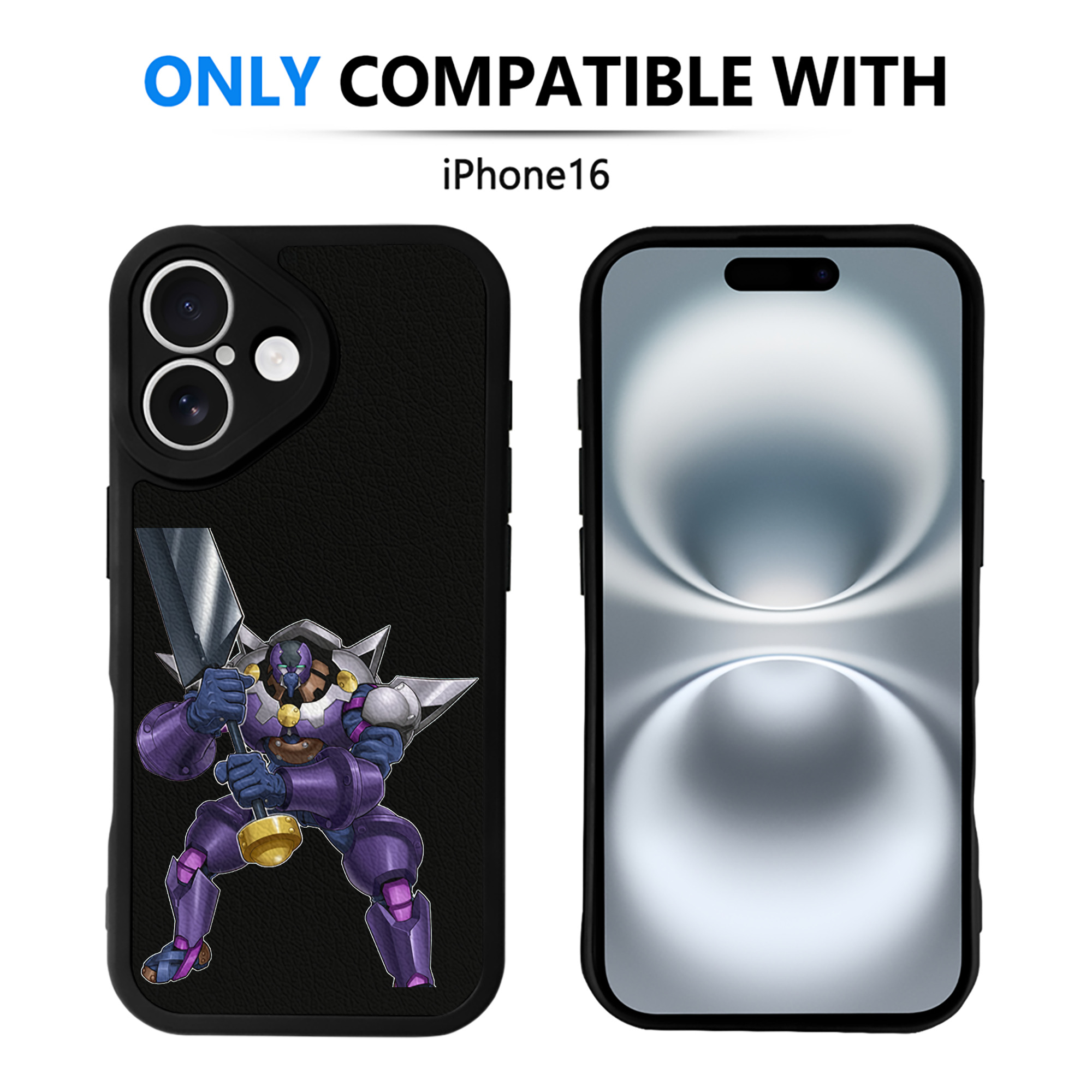 遊☆戯☆王 Yu-Gi-Oh! 【iPhone 16シリーズ対応】シリコンスマホケース（レザー調） 材質：シリコン